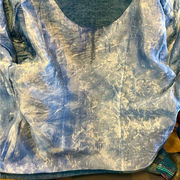 Parsley & Sage Button-up Boho Jean Jacket - Picture 11 of 11